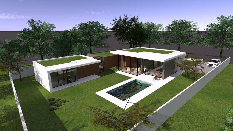 Construction d'une Villa contemporaine à Gujan Mestras HA 56