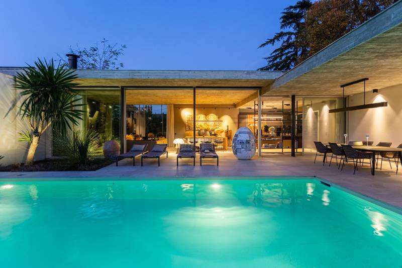 Villa d’architecte avec jardin paysager à Bordeaux Caudéran