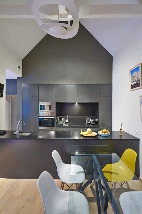 Hybre architecte Bordeaux Côté cuisine Maison réhabilitée parc Bordelais