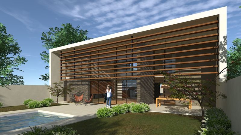 Projet  d'architecte en cours de réalisation près BORDEAUX