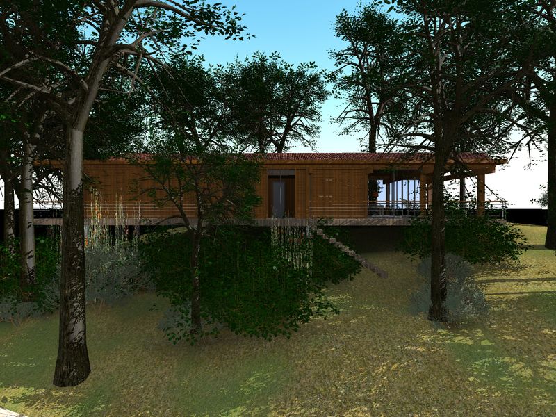 maison lége cap ferret hybre architecte