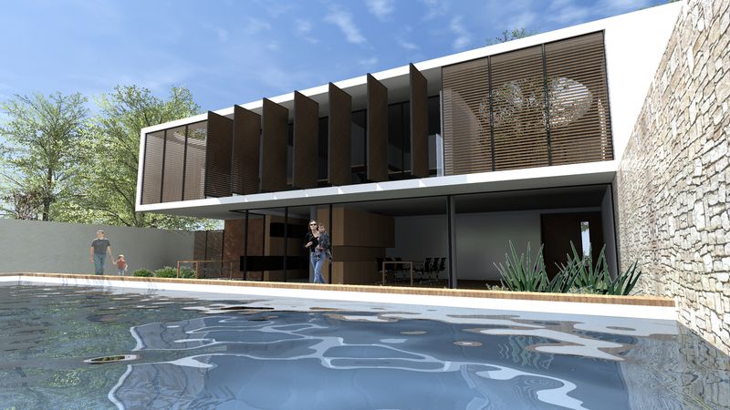 Maison contemporaine prés Merignac HA 32