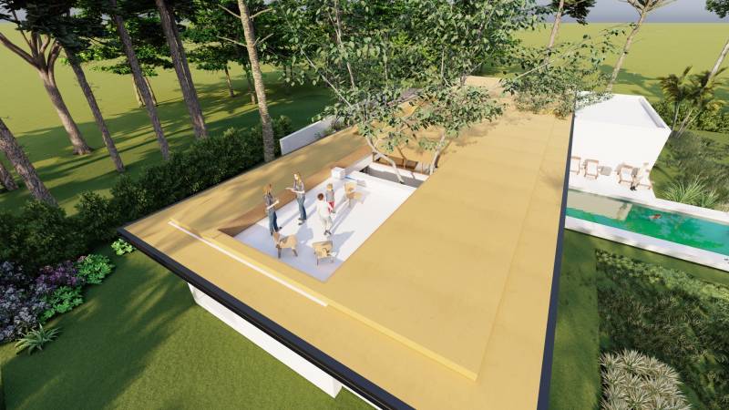 Villa vacances piscine roof top