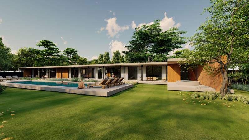 MAISON INDIVIDUELLE PISCINE HYBRE ARCHITECTE