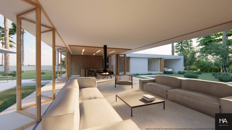 Maison contemporaine hybre architecte