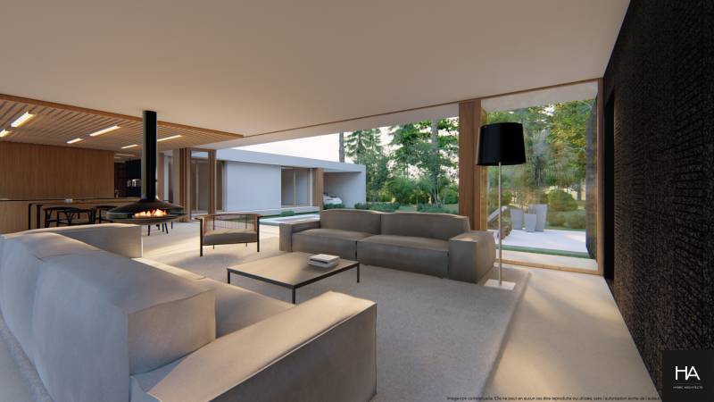 Maison contemporaine luxe Hybre architecte